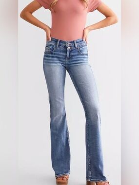 Fit No. 53 Boot Stretch Jean Buckle Black